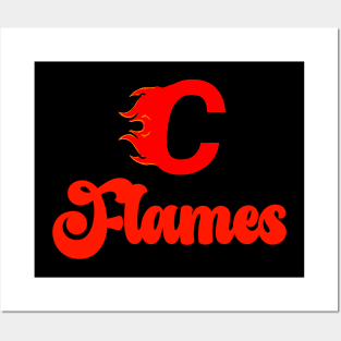 C flames Posters and Art